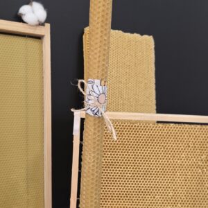 VELA LARGA CERA NATURAL DE ABEJA