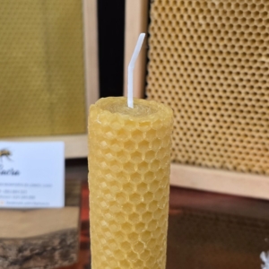 Vela simple lámina cera de abeja natural